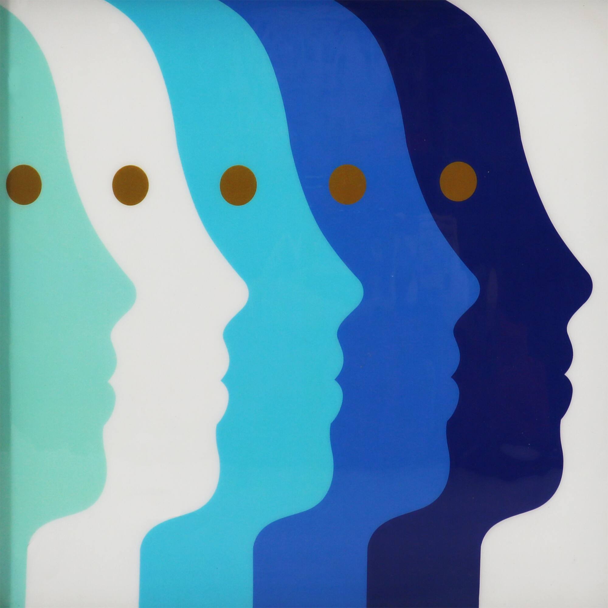 Jonathan Adler x Michaels 12" Faces Metal Tabletop Tray